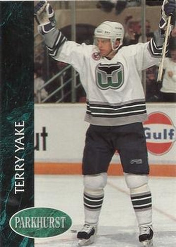 #293 Terry Yake - Hartford Whalers - 1992-93 Parkhurst Hockey