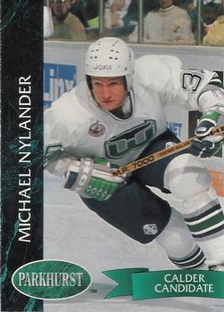 #294 Michael Nylander - Hartford Whalers - 1992-93 Parkhurst Hockey