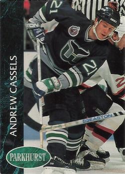 #298 Andrew Cassels - Hartford Whalers - 1992-93 Parkhurst Hockey