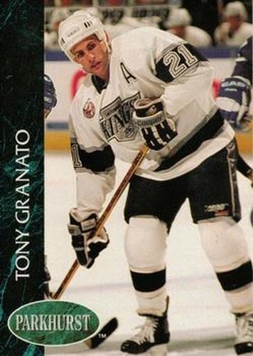 #301 Tony Granato - Los Angeles Kings - 1992-93 Parkhurst Hockey