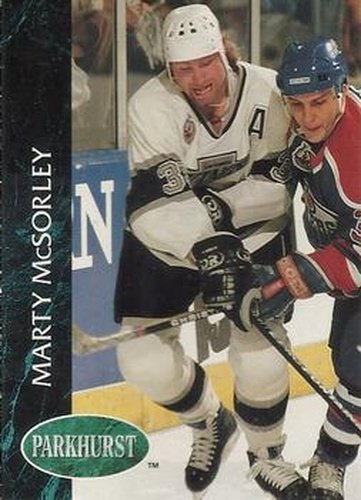 #304 Marty McSorley - Los Angeles Kings - 1992-93 Parkhurst Hockey