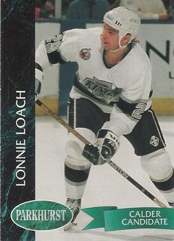 #305 Lonnie Loach - Los Angeles Kings - 1992-93 Parkhurst Hockey