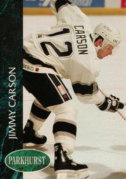 #308 Jimmy Carson - Los Angeles Kings - 1992-93 Parkhurst Hockey