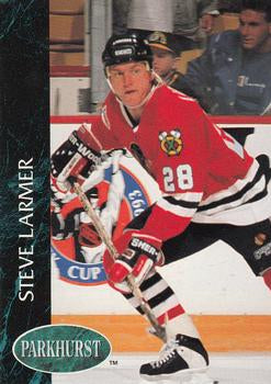 #30 Steve Larmer - Chicago Blackhawks - 1992-93 Parkhurst Hockey