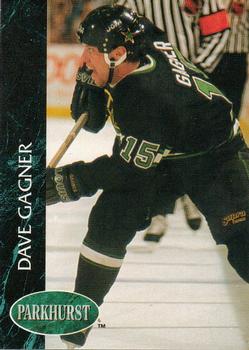 #311 Dave Gagner - Minnesota North Stars - 1992-93 Parkhurst Hockey