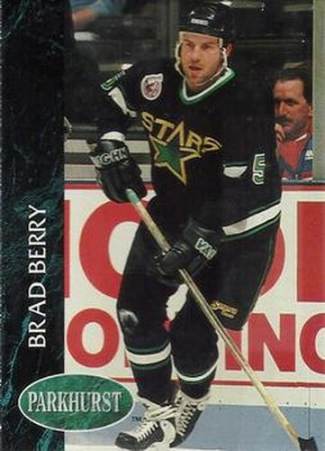#312 Brad Berry - Minnesota North Stars - 1992-93 Parkhurst Hockey