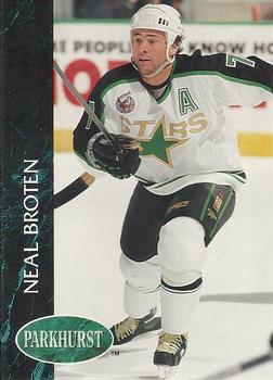 #313 Neal Broten - Minnesota North Stars - 1992-93 Parkhurst Hockey