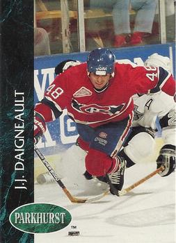 #324 J.J. Daigneault - Montreal Canadiens - 1992-93 Parkhurst Hockey