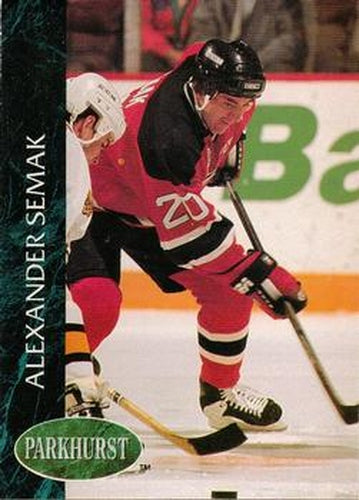 #329 Alexander Semak - New Jersey Devils - 1992-93 Parkhurst Hockey