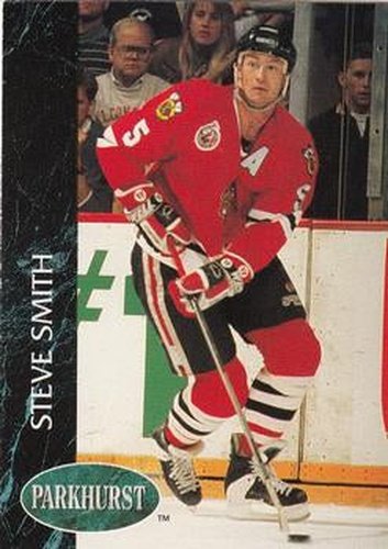 #32 Steve Smith - Chicago Blackhawks - 1992-93 Parkhurst Hockey