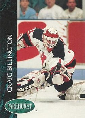 #330 Craig Billington - New Jersey Devils - 1992-93 Parkhurst Hockey