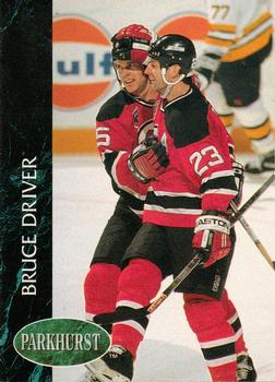 #333 Bruce Driver - New Jersey Devils - 1992-93 Parkhurst Hockey