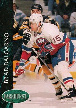 #336 Brad Dalgarno - New York Islanders - 1992-93 Parkhurst Hockey