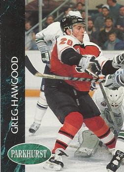 #361 Greg Hawgood - Philadelphia Flyers - 1992-93 Parkhurst Hockey