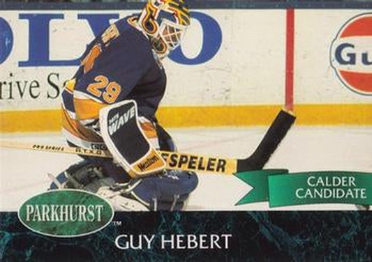 #386 Guy Hebert - St. Louis Blues - 1992-93 Parkhurst Hockey