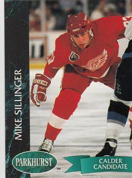 #38 Mike Sillinger - Detroit Red Wings - 1992-93 Parkhurst Hockey