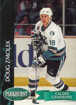 #393 Doug Zmolek - San Jose Sharks - 1992-93 Parkhurst Hockey