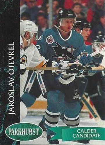 #399 Jaroslav Otevrel - San Jose Sharks - 1992-93 Parkhurst Hockey