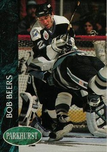 #401 Bob Beers - Tampa Bay Lightning - 1992-93 Parkhurst Hockey