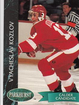 #40 Vyacheslav Kozlov - Detroit Red Wings - 1992-93 Parkhurst Hockey