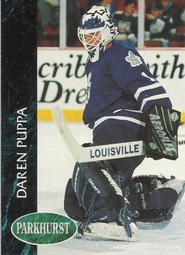 #412 Daren Puppa - Toronto Maple Leafs - 1992-93 Parkhurst Hockey