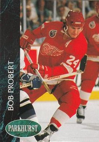 #41 Bob Probert - Detroit Red Wings - 1992-93 Parkhurst Hockey