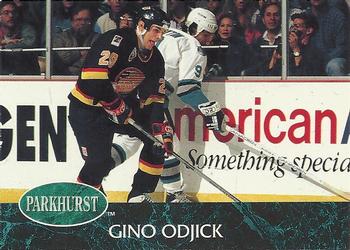 #422 Gino Odjick - Vancouver Canucks - 1992-93 Parkhurst Hockey