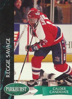 #426 Reggie Savage - Washington Capitals - 1992-93 Parkhurst Hockey