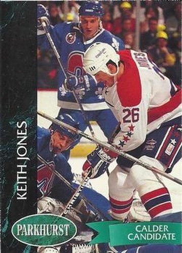 #427 Keith Jones - Washington Capitals - 1992-93 Parkhurst Hockey