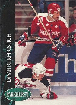 #428 Dmitri Khristich - Washington Capitals - 1992-93 Parkhurst Hockey