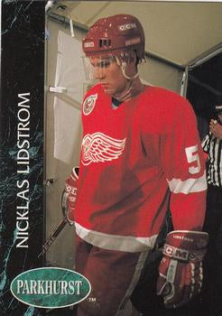 #42 Nicklas Lidstrom - Detroit Red Wings - 1992-93 Parkhurst Hockey