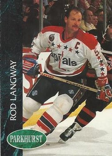 #433 Rod Langway - Washington Capitals - 1992-93 Parkhurst Hockey