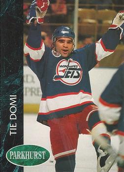 #434 Tie Domi - Winnipeg Jets - 1992-93 Parkhurst Hockey