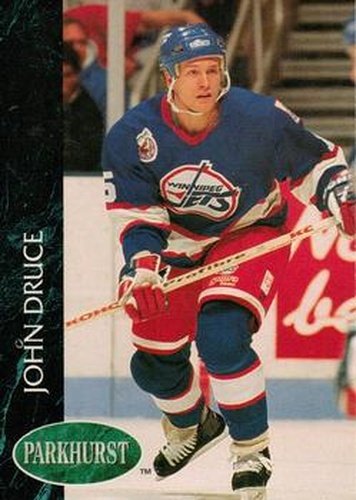 #437 John Druce - Winnipeg Jets - 1992-93 Parkhurst Hockey