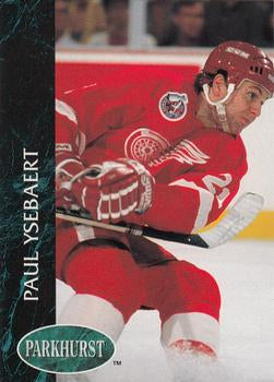 #43 Paul Ysebaert - Detroit Red Wings - 1992-93 Parkhurst Hockey