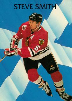 #444 Steve Smith - Chicago Blackhawks - 1992-93 Parkhurst Hockey