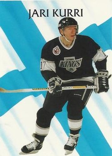 #445 Jari Kurri - Los Angeles Kings - 1992-93 Parkhurst Hockey