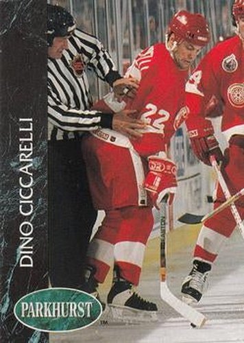 #45 Dino Ciccarelli - Detroit Red Wings - 1992-93 Parkhurst Hockey