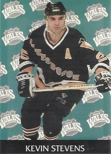 #466 Kevin Stevens - Pittsburgh Penguins - 1992-93 Parkhurst Hockey