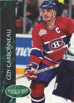 #485 Guy Carbonneau - Montreal Canadiens - 1992-93 Parkhurst Hockey