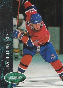 #489 Paul DiPietro - Montreal Canadiens - 1992-93 Parkhurst Hockey