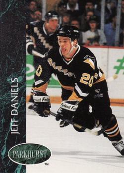 #492 Jeff Daniels - Pittsburgh Penguins - 1992-93 Parkhurst Hockey