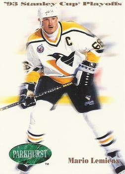 #498 Mario Lemieux - Pittsburgh Penguins - 1992-93 Parkhurst Hockey