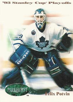 #507 Felix Potvin - Toronto Maple Leafs - 1992-93 Parkhurst Hockey