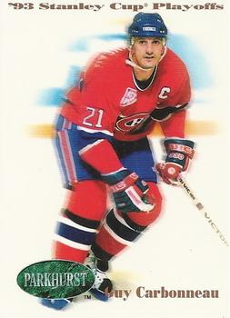 #508 Guy Carbonneau - Montreal Canadiens - 1992-93 Parkhurst Hockey