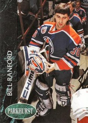 #50 Bill Ranford - Edmonton Oilers - 1992-93 Parkhurst Hockey