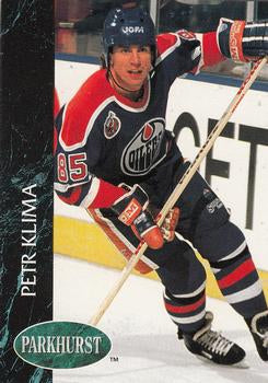 #54 Petr Klima - Edmonton Oilers - 1992-93 Parkhurst Hockey