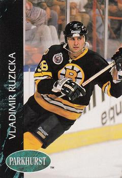 #5 Vladimir Ruzicka - Boston Bruins - 1992-93 Parkhurst Hockey