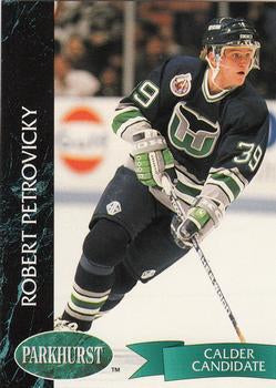 #61 Robert Petrovicky - Hartford Whalers - 1992-93 Parkhurst Hockey