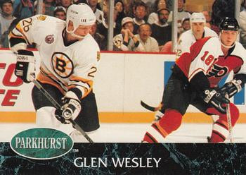 #6 Glen Wesley - Boston Bruins - 1992-93 Parkhurst Hockey